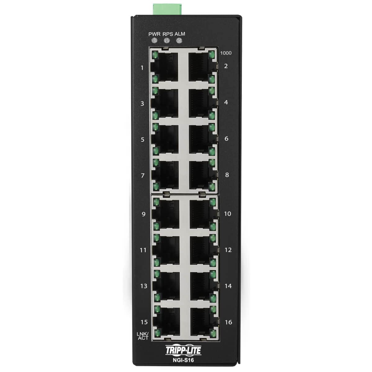 Eaton Tripp Lite Series 16-Port Lite Managed Industrial Gigabit Ethernet Switch