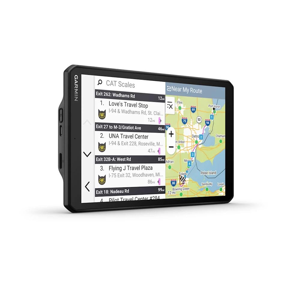 Garmin Dezl Otr820 Gps Truck Navigator 8 Display Touchscreen, Commercial Gps Navigation For Semi-Truck Driver Bundle With 32Gb S