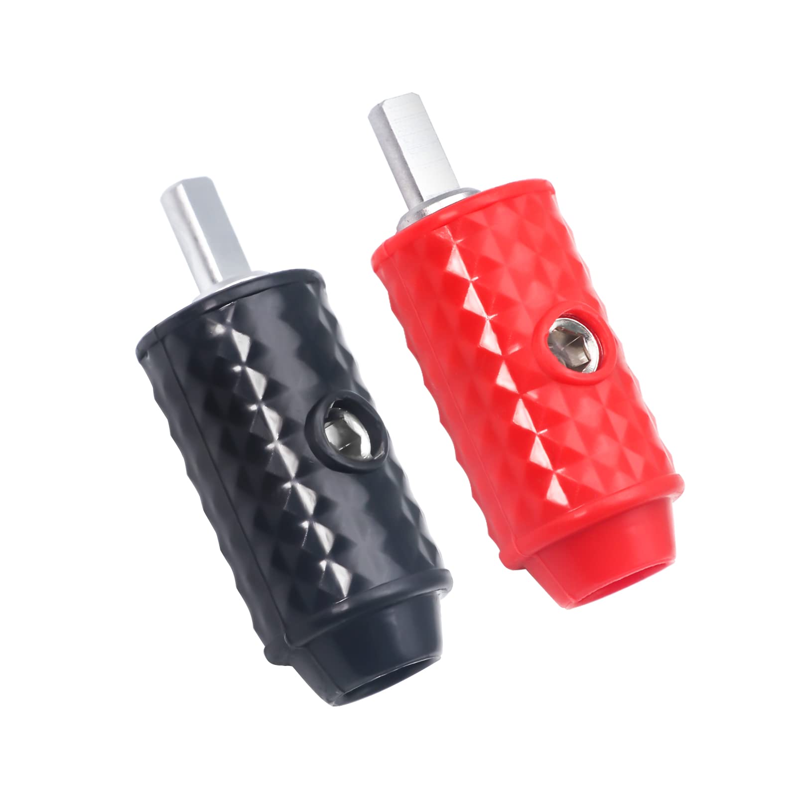 Recoil Wr04 Amplifier Power/Ground Input Wire Gauge Reducer Brass 1/0 Gauge To 4 Gauge With Red/Black Silicon Covers, Marine Gra