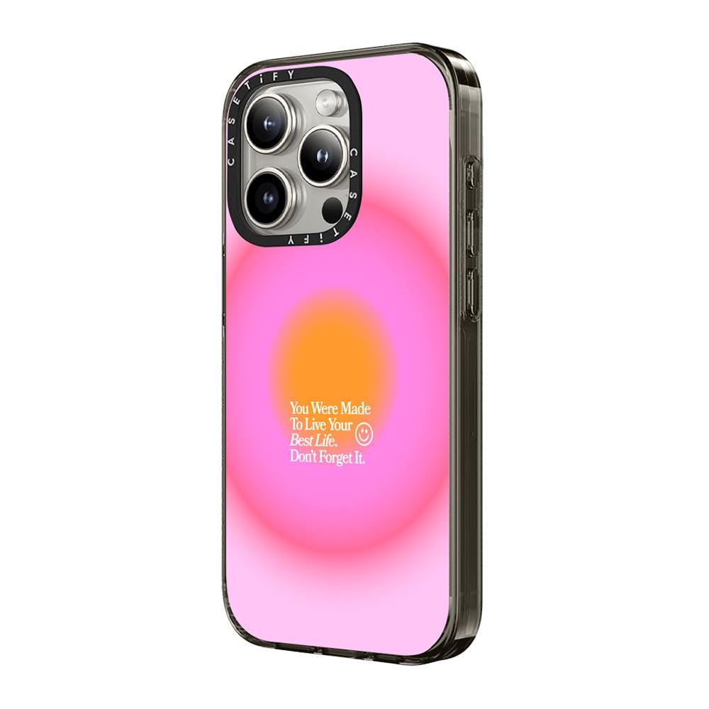 Casetify Compact Case For Iphone 15 Pro Max [2X Military Grade Drop Tested / 4Ft Drop Protection]   Made To Live Your Best Life