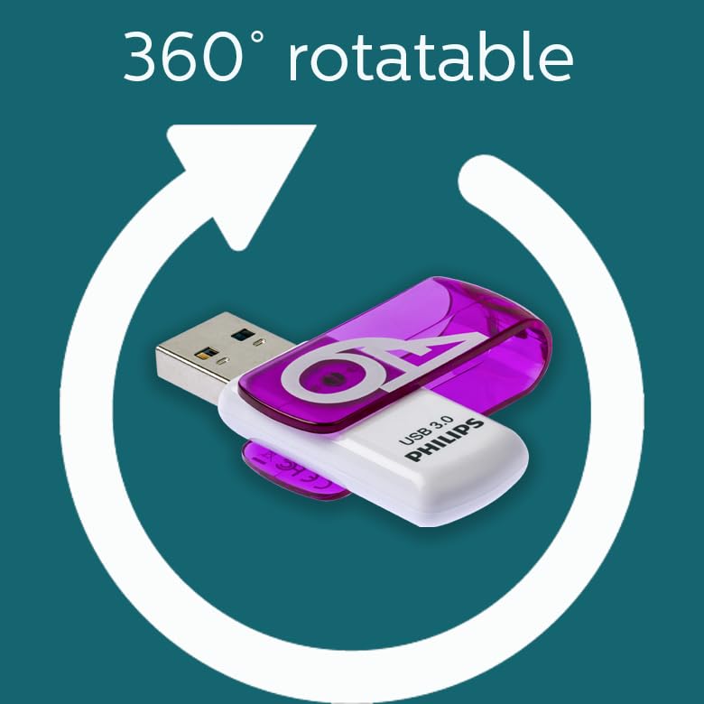 Philips Usb Flash Drive 64Gb Vivid Edition Usb 3.0