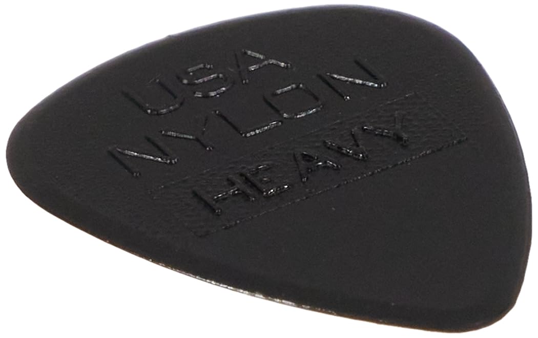 Ernie Ball Nylon Guitar Picks, Heavy, 12 Pack (P09137)