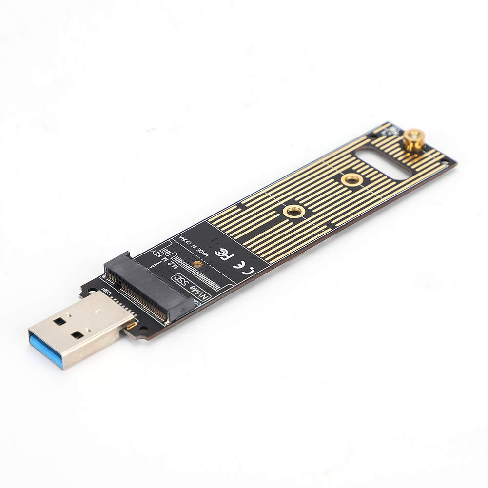 M.2 Nvme Ssd To Usb 3.1 Adapter, M.2 Ngff Nvme To Usb Card Reader Usb 3.1 Gen 2 Bridge Chip With 10 Gbps High Performance