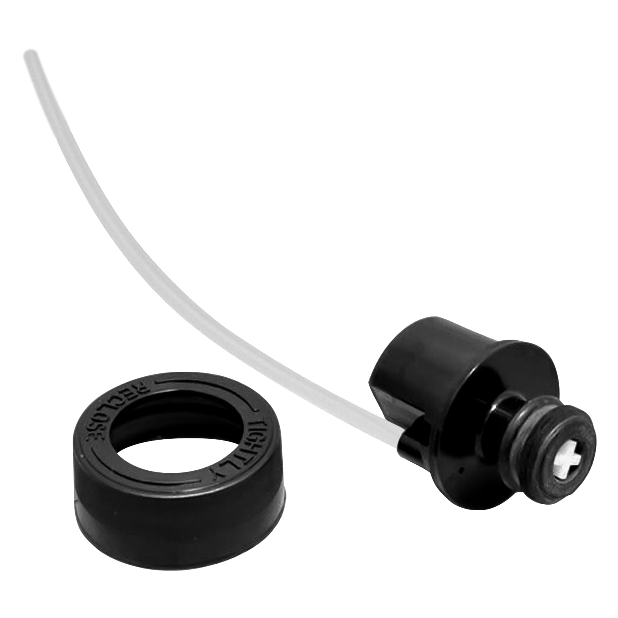 Replacement Cap & Straw Assembly For Bissell Little Green Machine Carpet Cleaners   Models 1400B, 1400W, 3369, 3353, 3519, Only