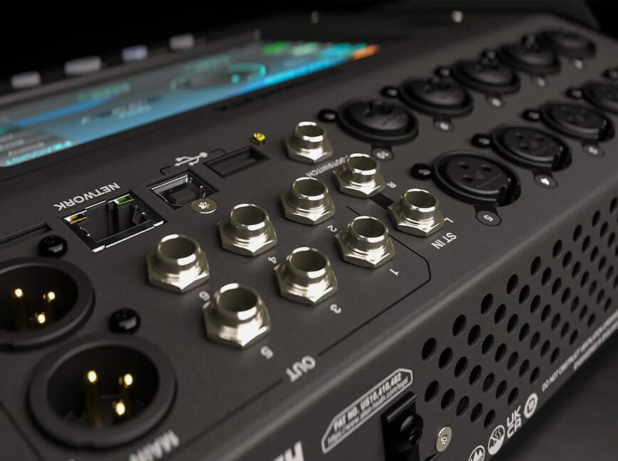 Allen & Heath Cq 12T Digital Mixer With 7' Touchscreen And Bluetooth Connectivity