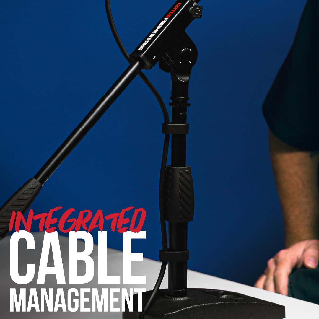 Gator Frameworks Gfw-Mic-0821 Compact Base Bass Drum And Amp Mic Stand