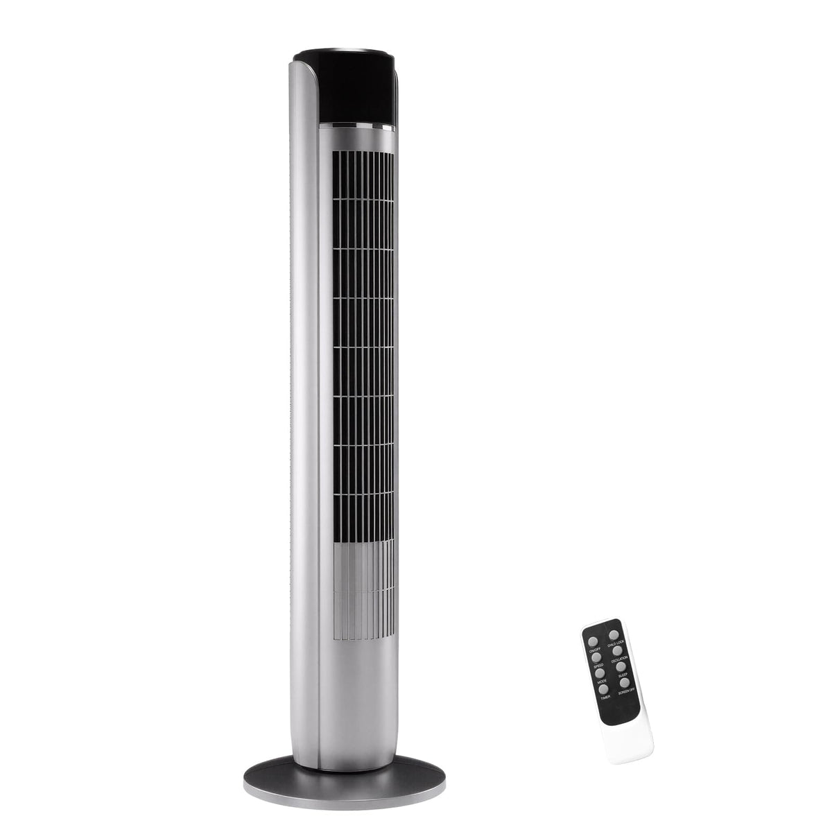 Smug Tower Fan For Bedroom, 60 Standing Oscillating Fan For Indoors With 5 Speeds, 4 Modes, 12H Timer And 28Db Quiet Bladeless F