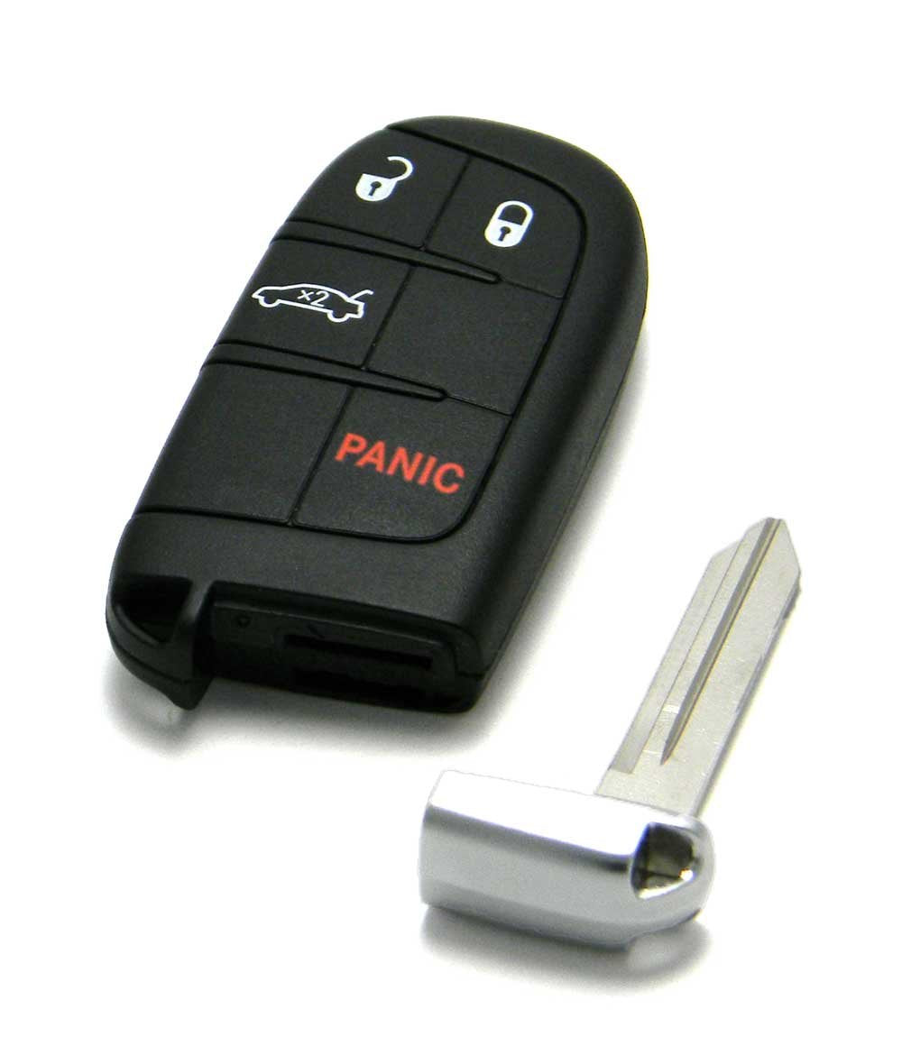 Oem 4 Button Keyless Entry Smart Proximity Key Compatible With 2015 2017 Chrysler 200 (Fcc Id: M3M 40821302 / P/N: 68155686)