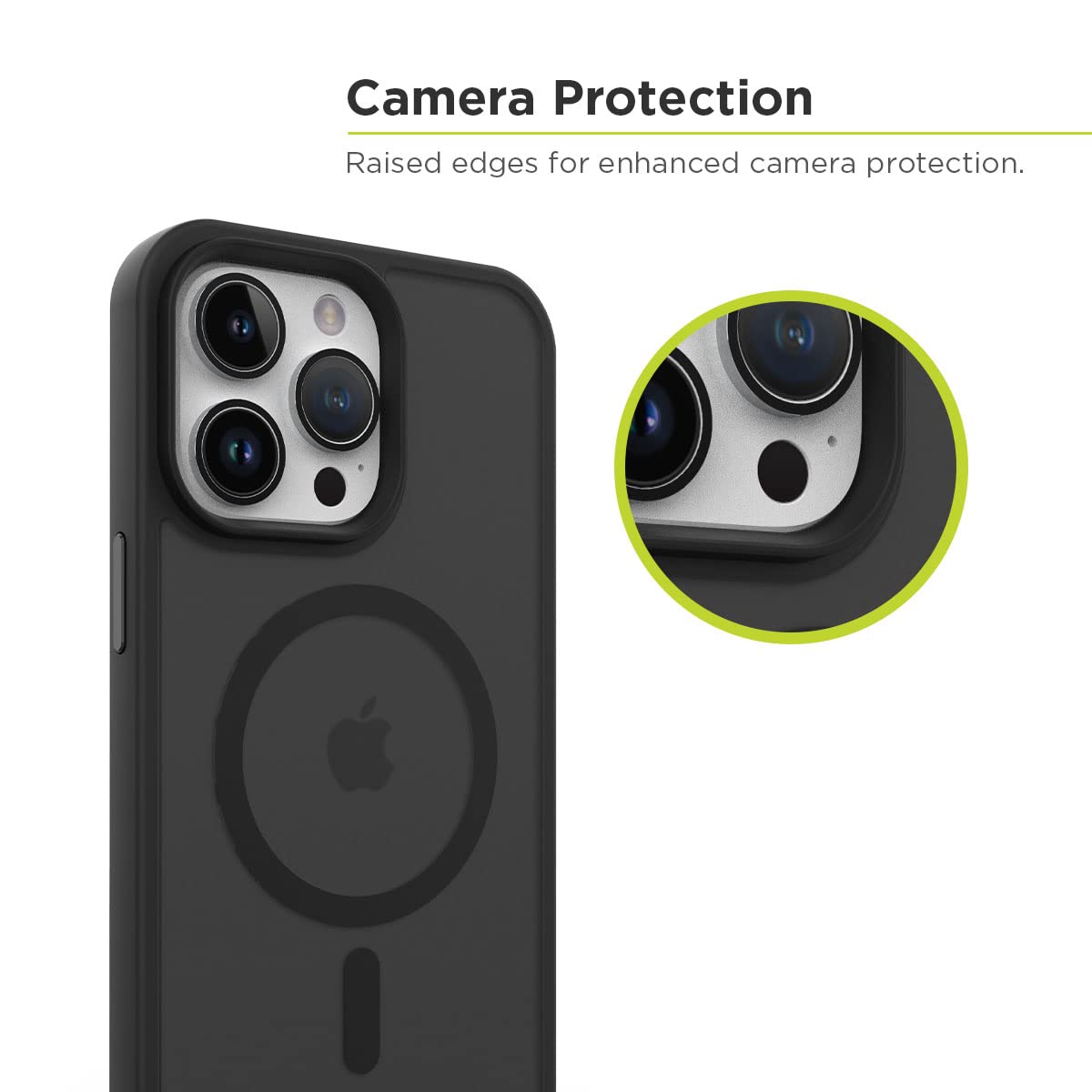 Puregear Slim Translucent Magnetic Phone Case For Apple Iphone 14 Pro (2022) 6.1, Compatible With Magsafe Charging Slim Scratch-