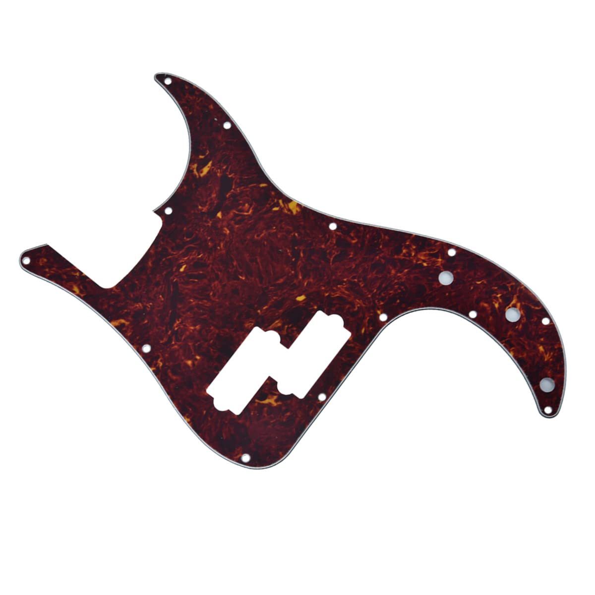 Kaish 13 Hole P Bass Style Pickguard Pb Scratch Plate Bass Pickguard For Usa/Mexico Precision P Bass Vintage Tortoise