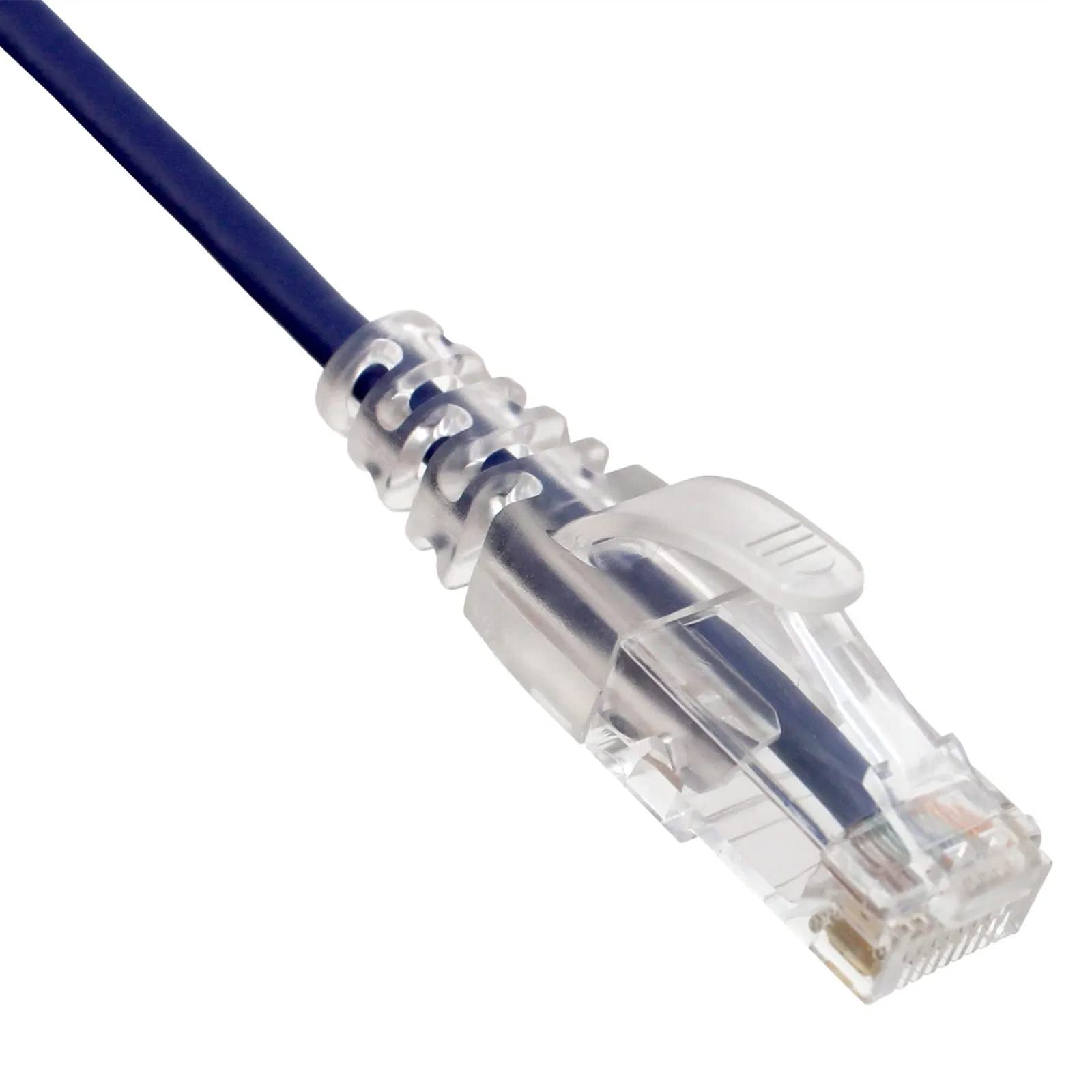 Futureonics Slim Cat6a Ethernet Cable 5 Ft (100 Pack) Indoor & Outdoor 10 Gigabit Snagless Molded Booted Ultra Thin Networking W