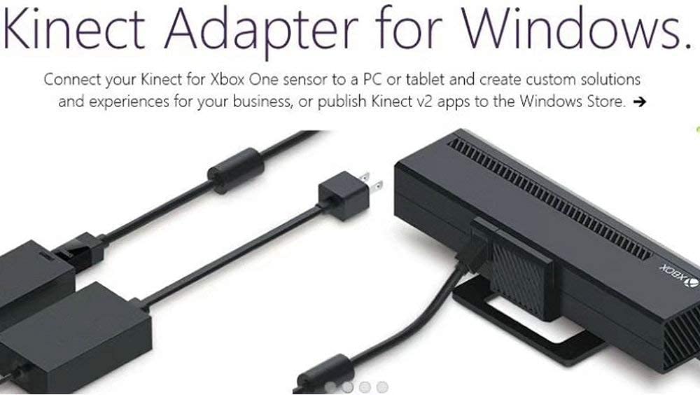 Microsoft Original Xbox Kinect Adapter For Xbox One S And Windows 10 Pc