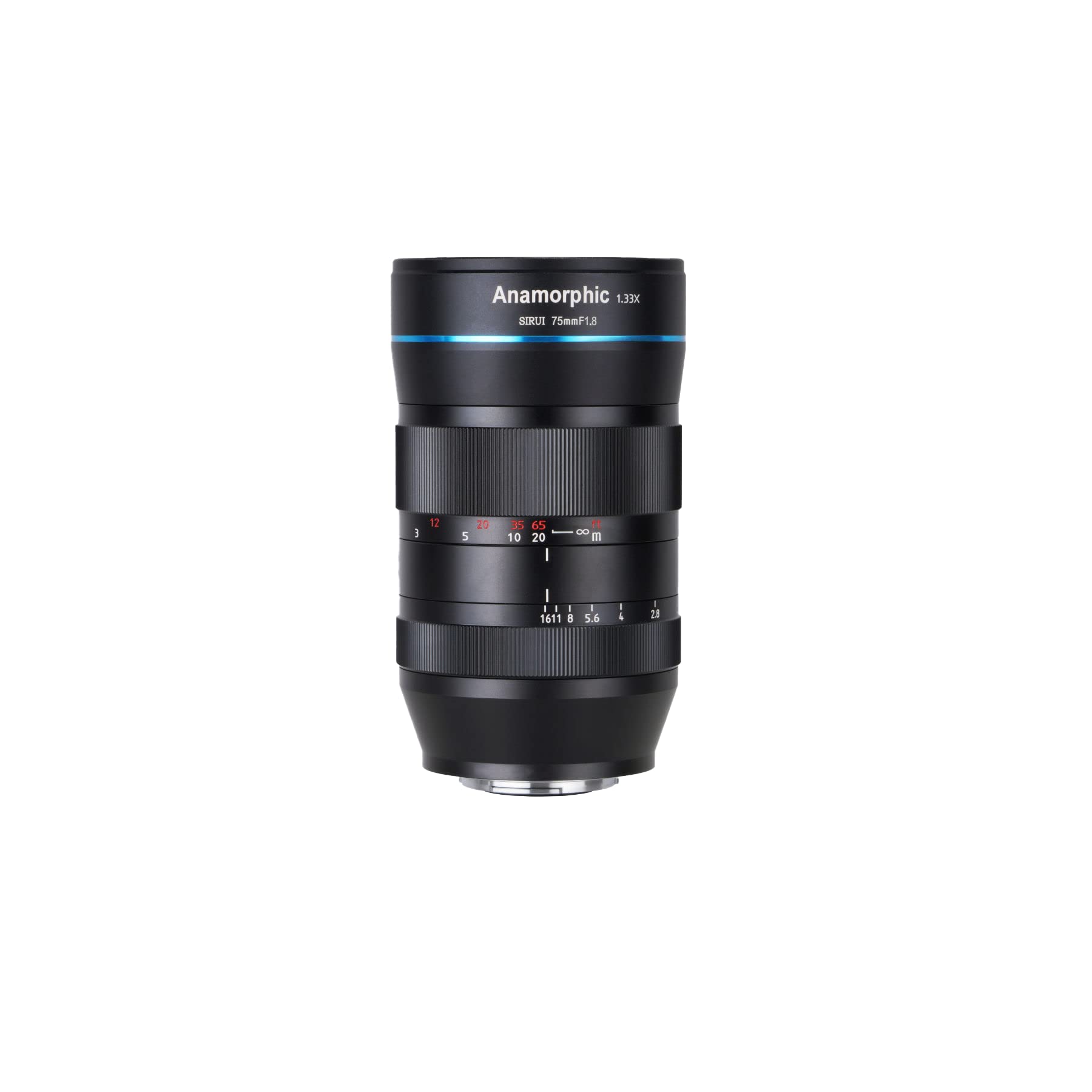 Sirui 75Mm F1.8 1.33X Aps C Anamorphic Lens For Z Mount, Blue Flare