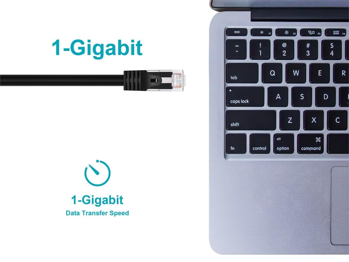 Monoprice Cat6 5Ft Black 12 Pk Patch Cable Utp 24Awg 550Mhz Pure Bare Copper Snagless Rj45 Flexboot Series Ethernet Cable