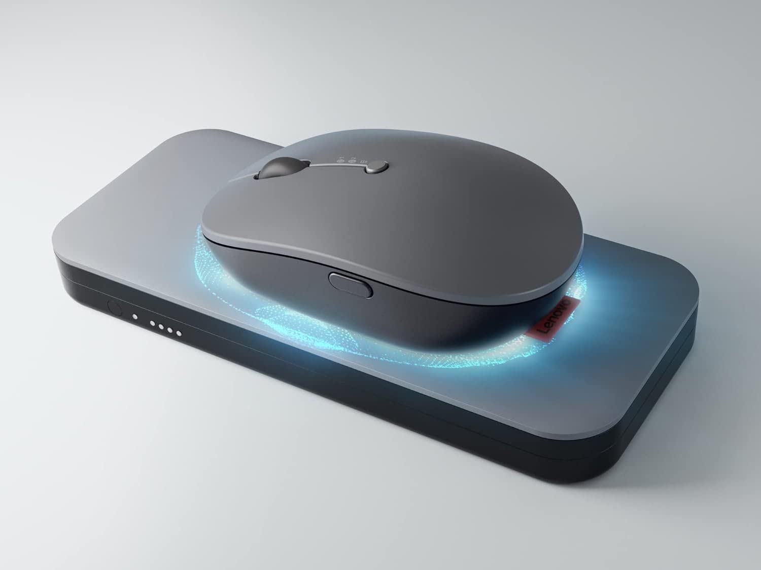 Lenovo Go Wireless Mobile Power Bank (10,000 Mah Capacity) 30W Max Output - Wireless Qi Fast Charging Up To 15W - Built-In Overc