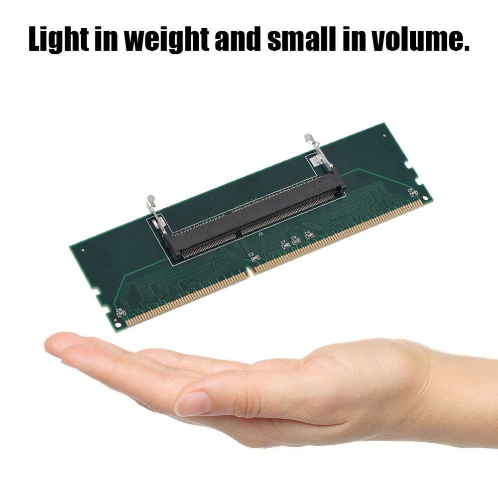 Yoidesu Ddr3 Laptop 8Gb Ddr3 Memory Adapter, Laptop To Desktop Converter, Green, So Dimm, 204 Pin To 240 Pin, Compatible With La