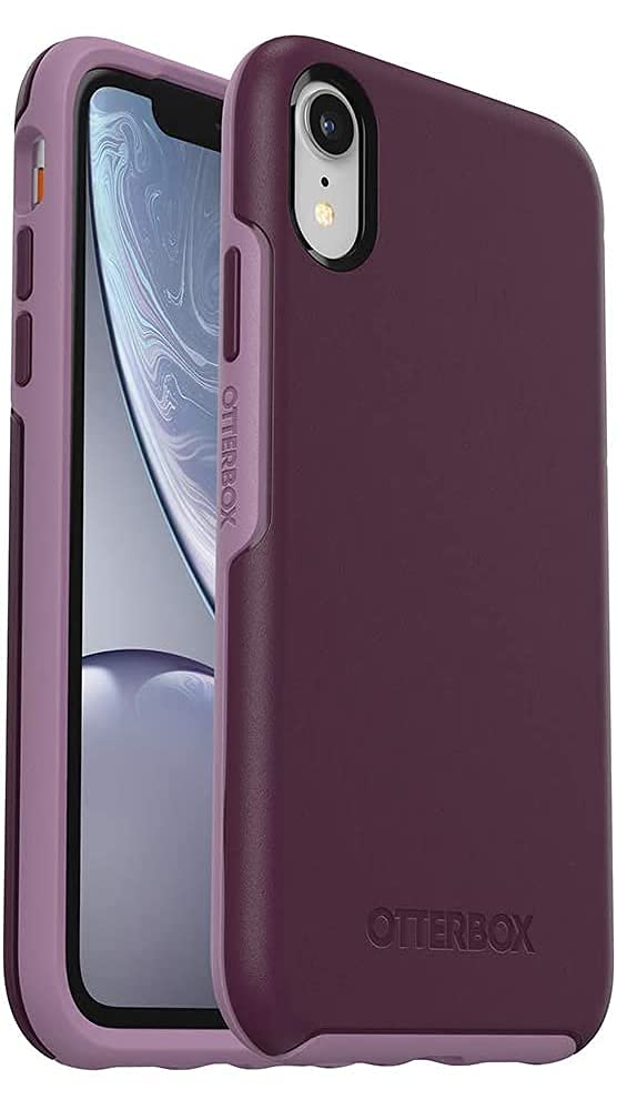 Otterbox Symmetry Series Case For Iphone Xr   Retail Packaging   Tonic Violet (Winter Bloom/Lavender Mist)