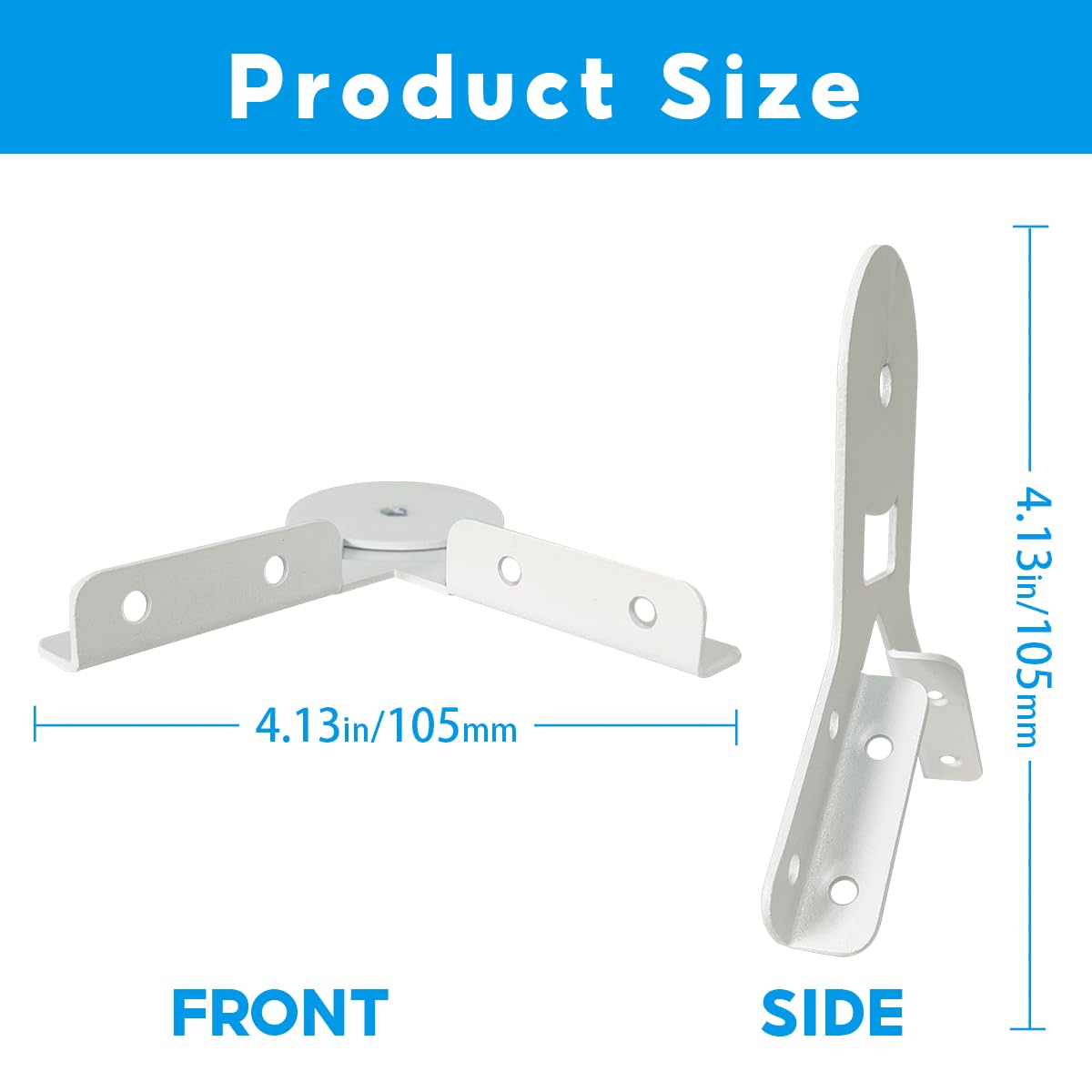 Allicaver Wyze Cam Pan V3 Mount, Wyze Cam Pan 270+ Degrees Outside/Inside Corner Wall Mount Bracket, Suitable For Wyze Pan Camv2