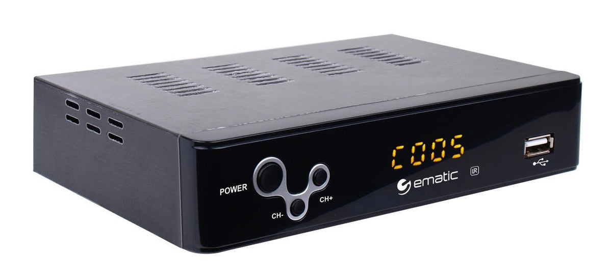 Digital Converter, Ematic Digital TV Converter Box with Recording, Playback, & Parental Controls [ AT103B ]