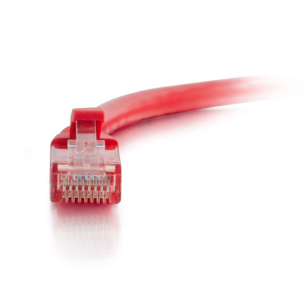 C2G 31365 Cat6 Cable   Snagless Unshielded Ethernet Network Patch Cable Red (75 Feet 22.86 Meters)