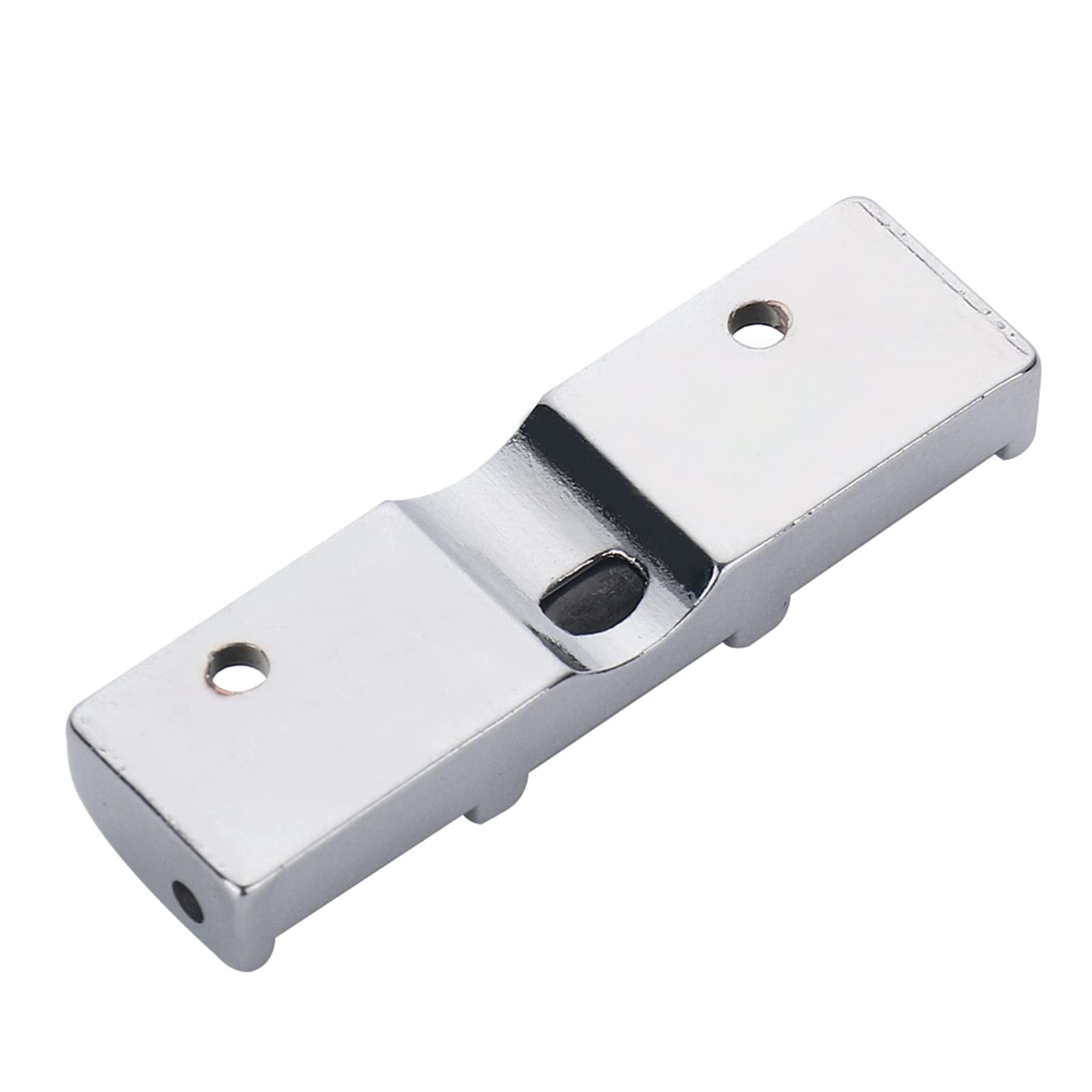 Xiyangjuan 6 String Metal Guitar Roller Nut 3 Saddles With Screws Compatible With Strat Or Tele Electric Guitar (Chrome)