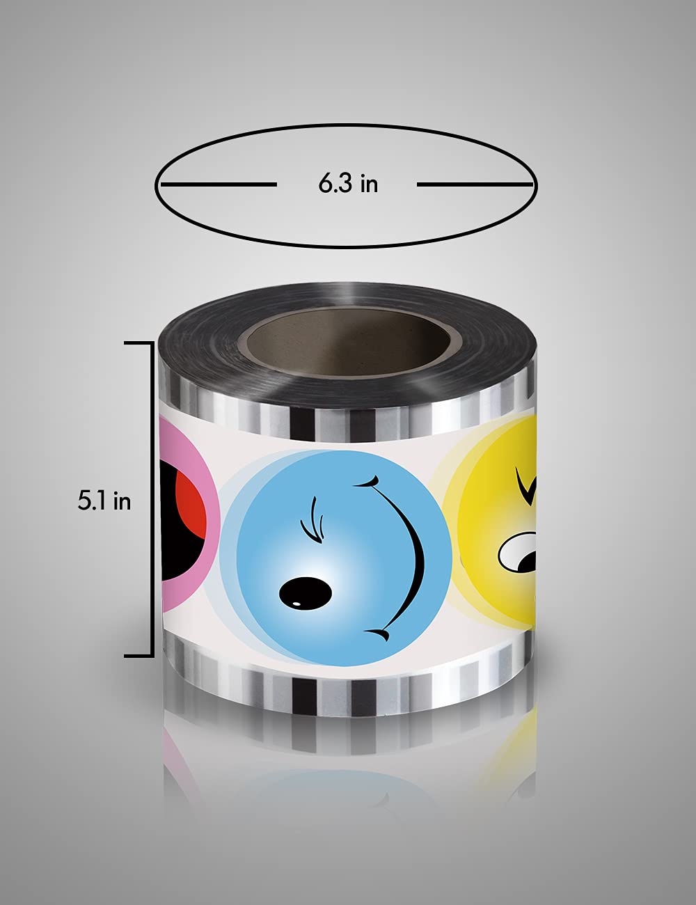 Wantjoin Cup Sealing Film Tea Cup Sealing Film Boba Cup Sealer Film 90 105 Mm 3000 Cups For Pp Plastic And Paper Cups, Light Blue