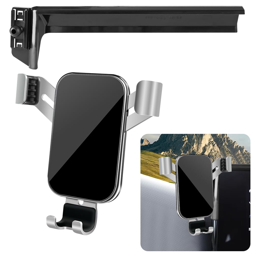 Lunqin Car Phone Holder For Toyota Highlander 2020 2021 2022 2023 2024 2025 Limited Platinum Auto Interior Accessories Cell Phon