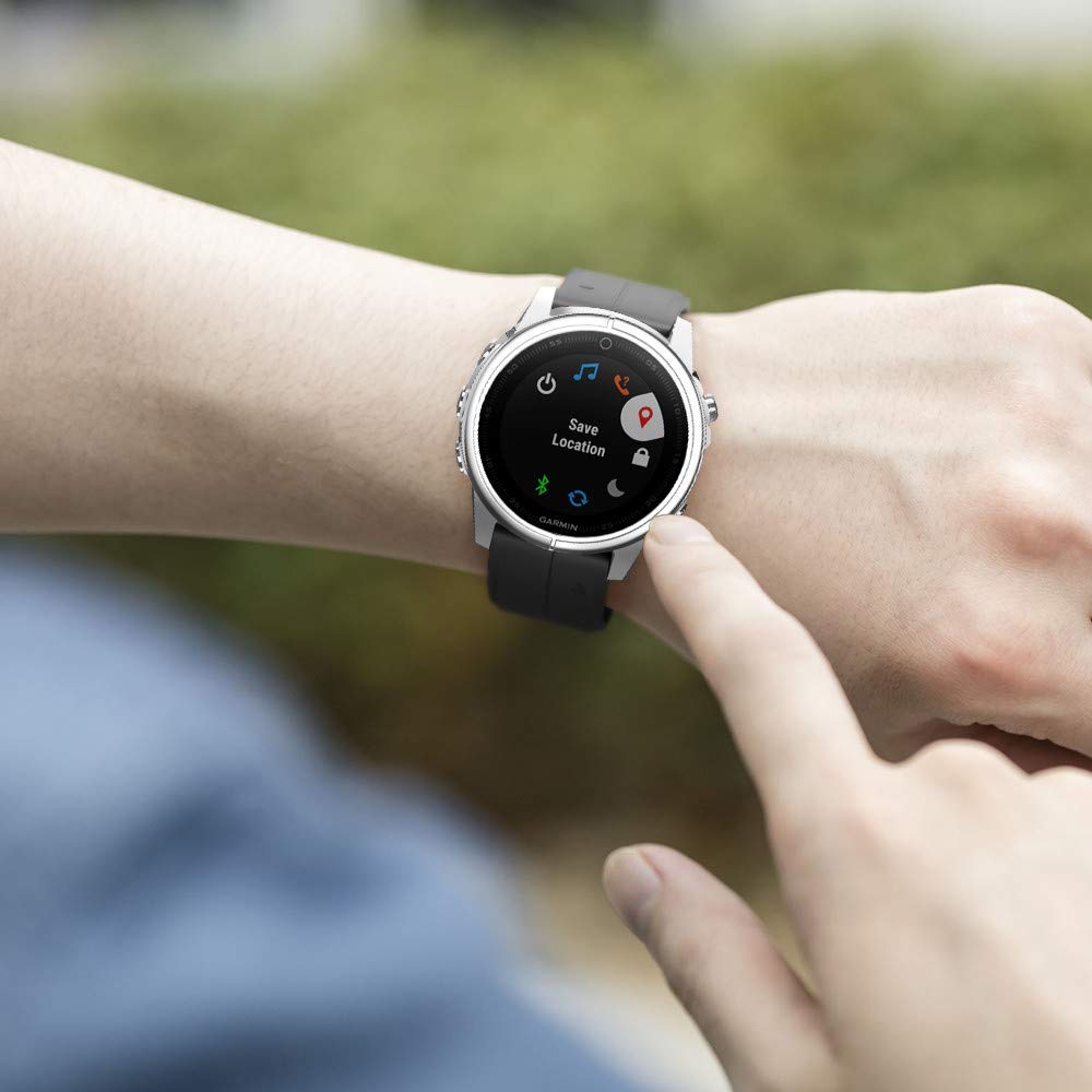 Notocity Compatible With Fenix 5S Plus Band Silicone Sport Watch Bands For Fenix 5S/Fenix 7S/Fenix 6S/Fenix 6S Pro/D2 Delta S Sm