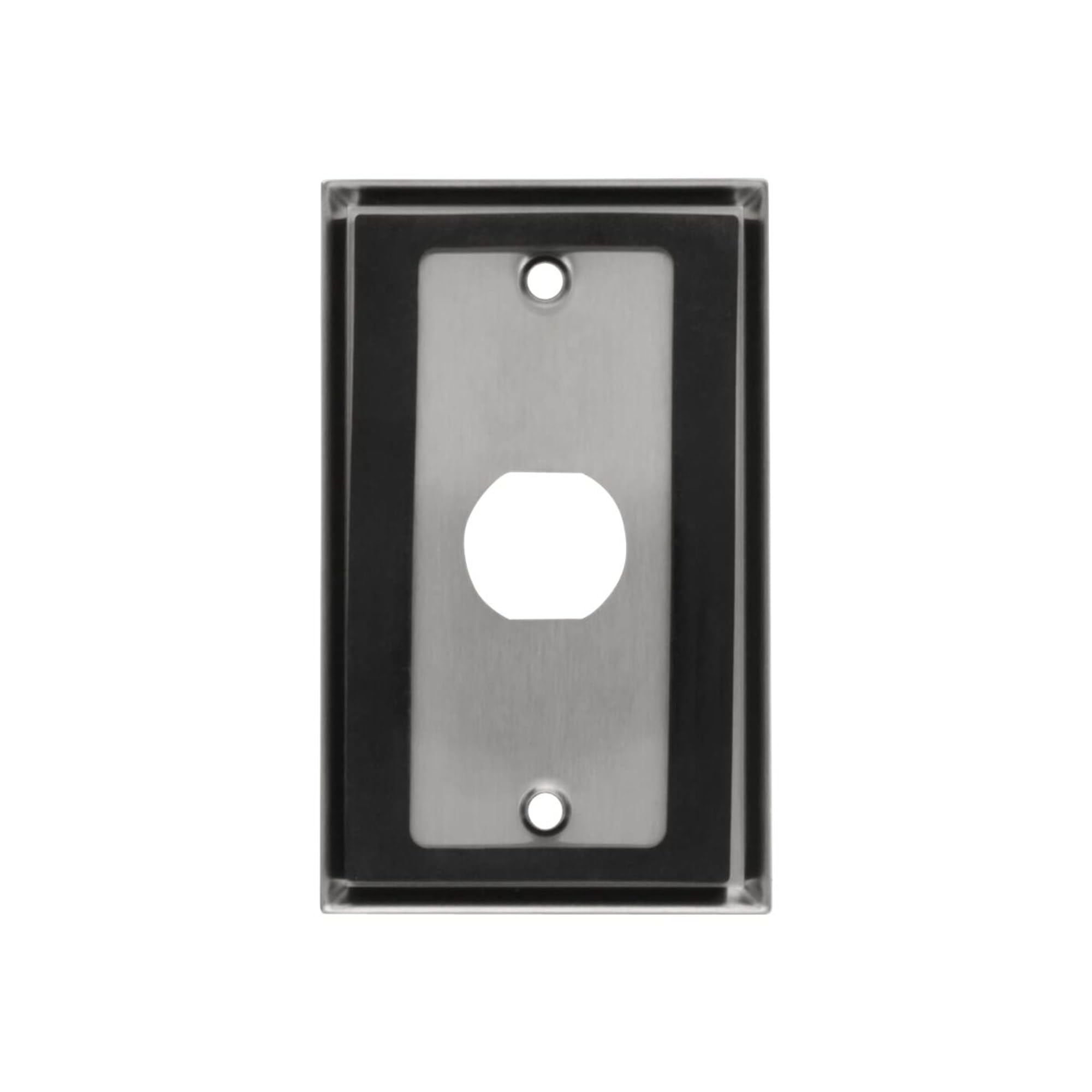 Tripp Lite Rj45 Bulkhead Wall Plate, 1 Cutout, Industrial, Metal - Stainless Steel, Ip44, Single Gang, Taa (N206-Fp01-Ind)