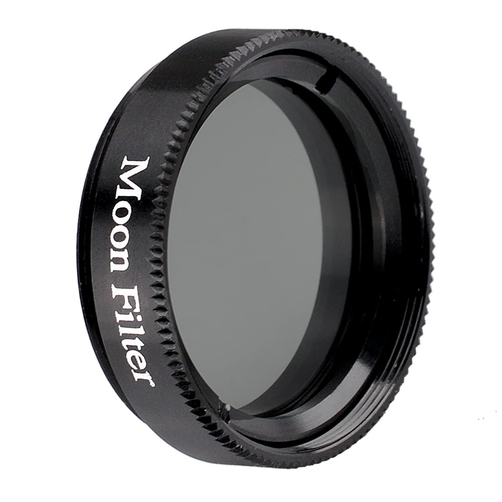 Starboosa 1.25 Inch Moon Filter Aluminum Frame Light Pollution Filter For Telescope Eyepieces