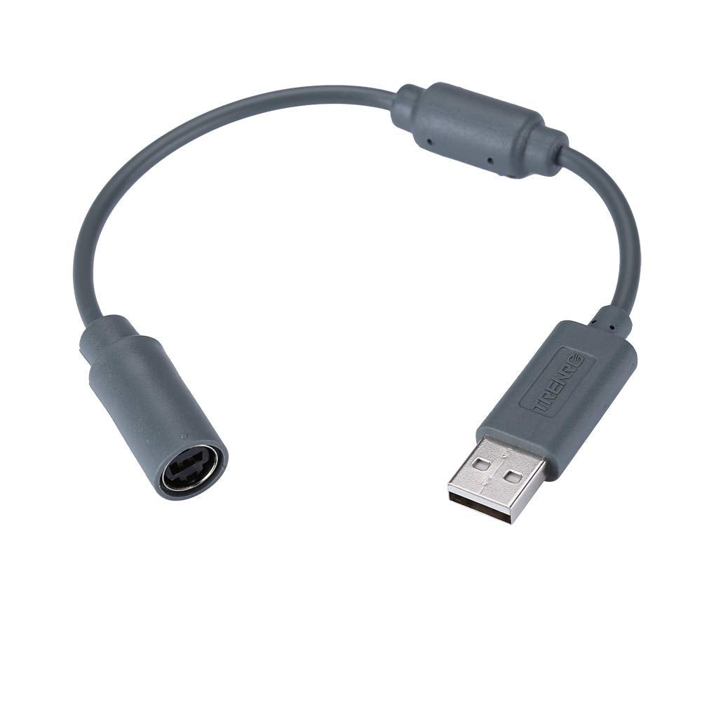Usb Breakaway Cable For Xbox 360, Usb Adapter Cord Dongle Compatible With Microsoft Xbox 360 Wired Controller Game Guitar Hero R