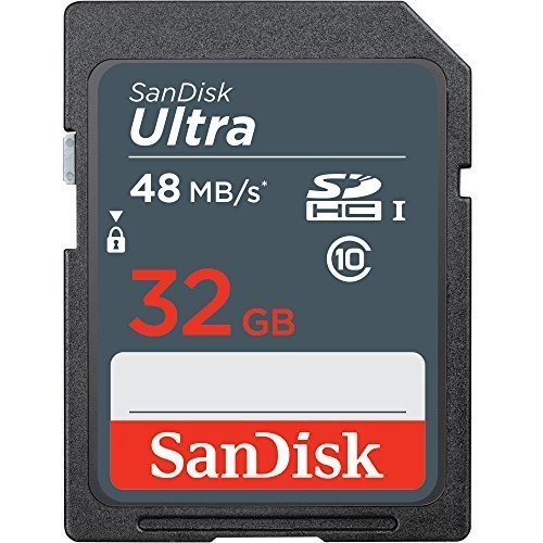 SanDisk Ultra 32GB SDHC Class 10 UHS1 48MB/s Memory Card