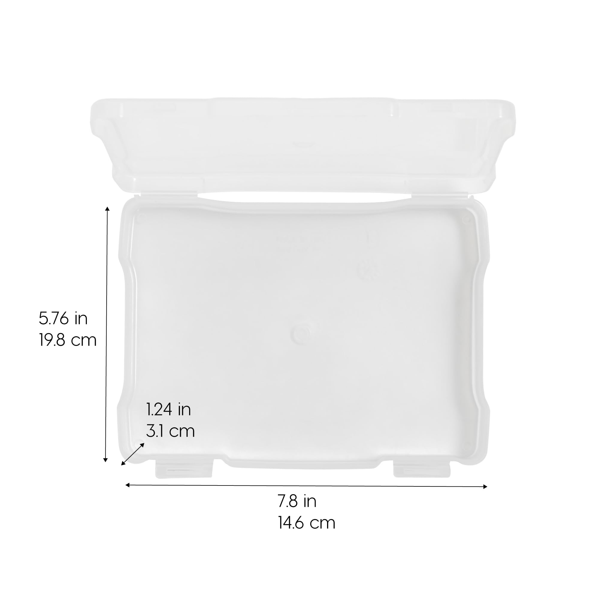 Iris Usa 5''X 7'' Photo Storage Box Container Keeper Organizer, 10 Pack, For Pictures Crafts Scrapbooking Stationery, Protection