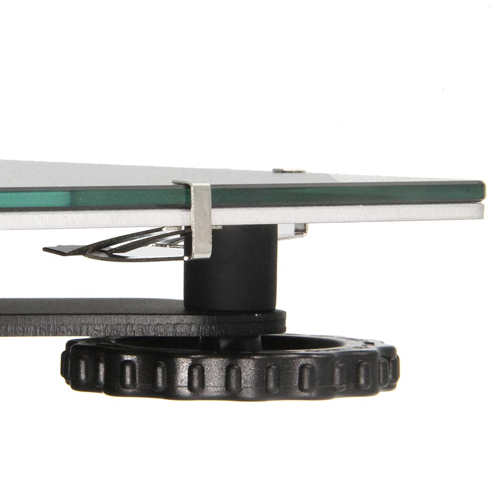 Zeberoxyz 10Pcs Glass Bed Spring Turn Clips,Stainless Steel Glass Bed Clips Platform Clamps Stable For Creality Ender 3 Pro, End