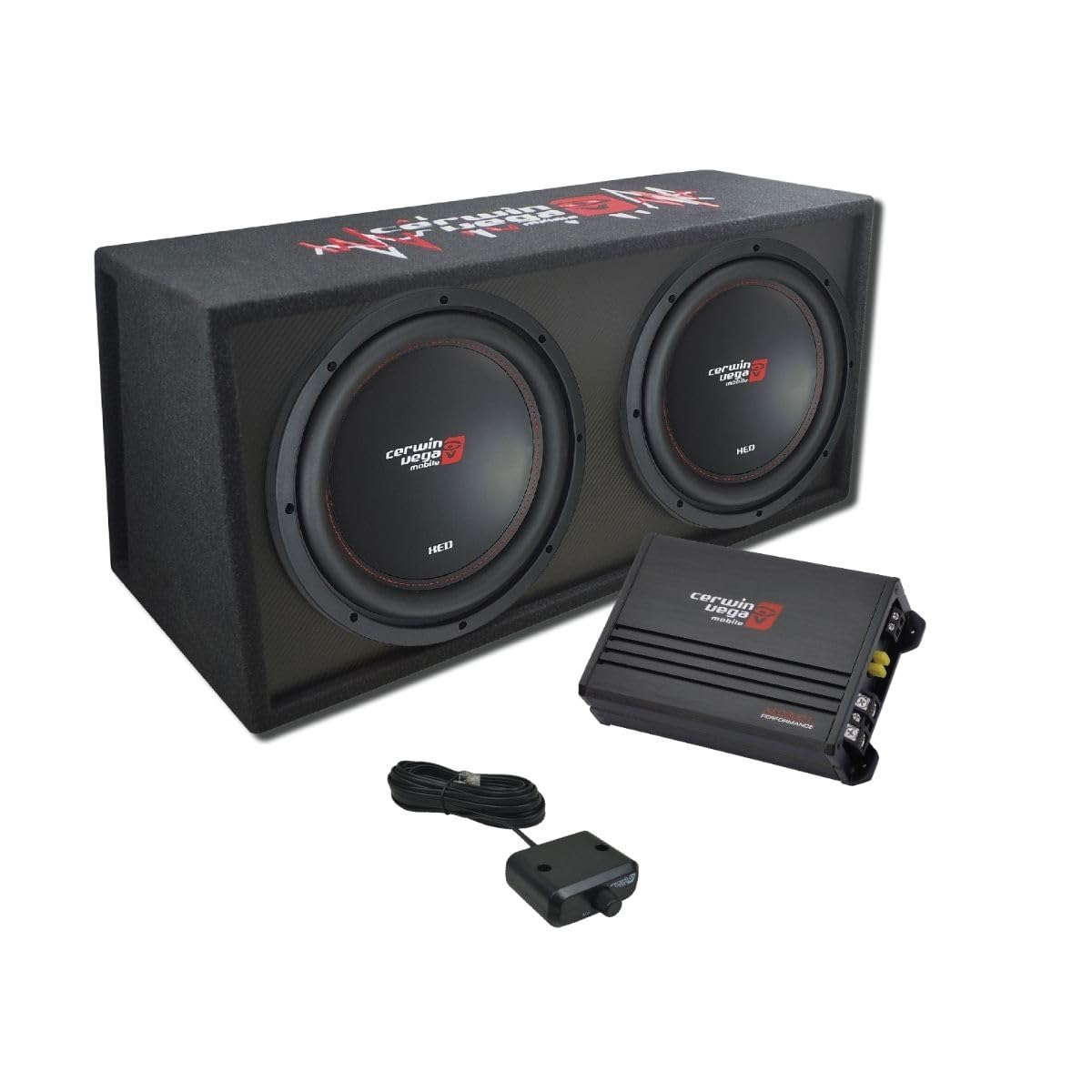 Cerwin-Vega BKX212V XED Dual 12 Vented Enclosure with XED3001D Amplifier