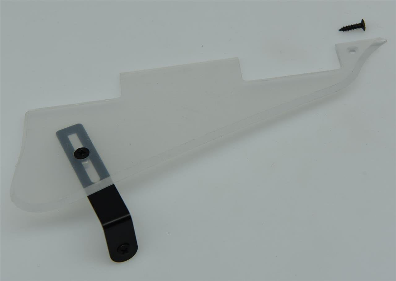 Kaish Clear Transparent Lp Guitar Pickguard With Black Bracket For Epi Les Paul