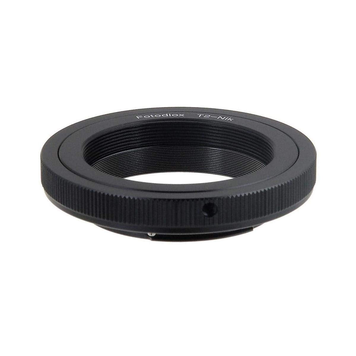 Fotodiox Lens Mount Adapter Compatible with T-Mount (T/T-2) Thread Lenses to Nikon F-Mount Cameras