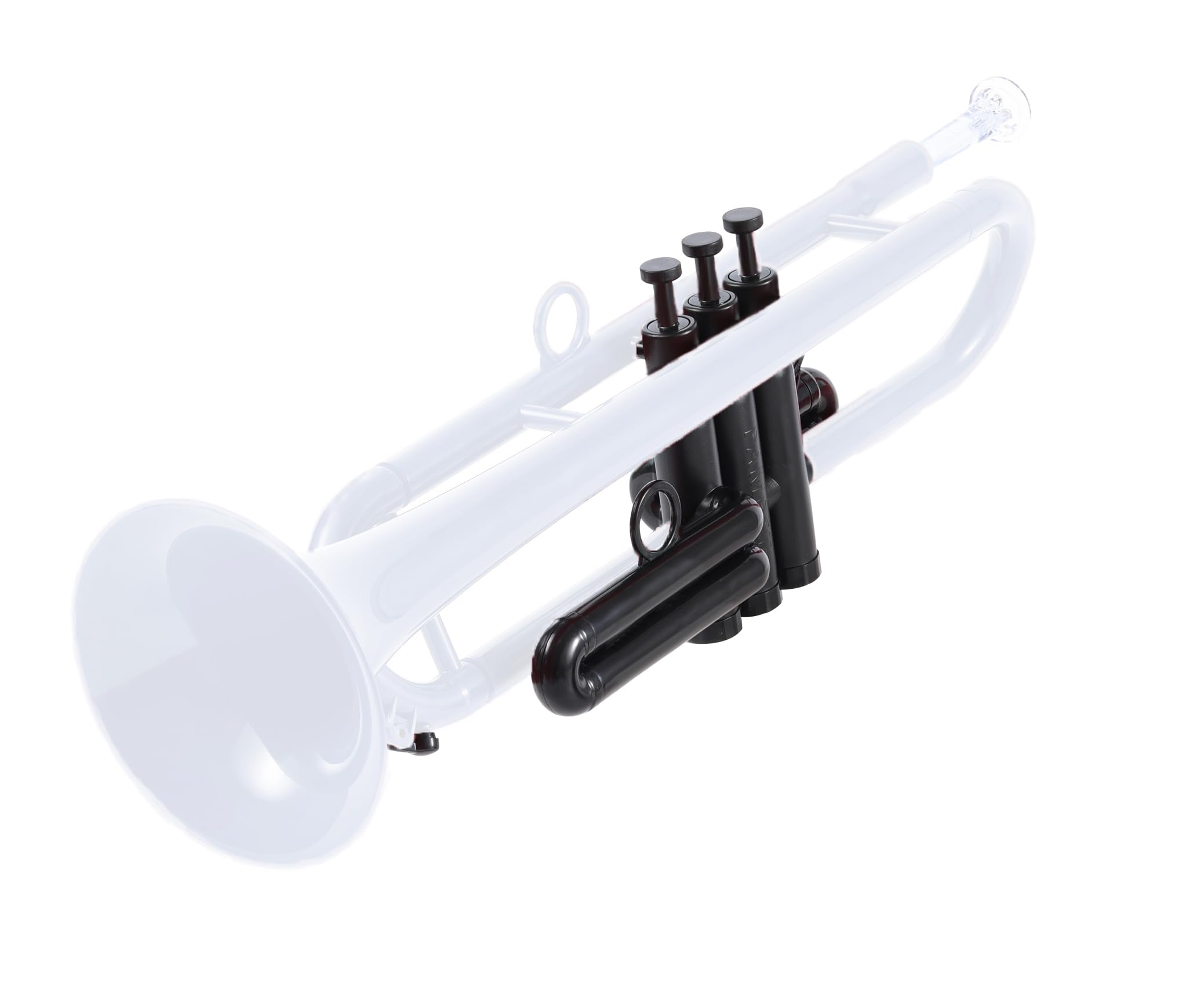 PAMPET Professional Plastic Bb Trumpet Student Trumpet Set for Student Beginner With 7C Mouthpiece and 3C Mouthpiece Bb Trumpet 