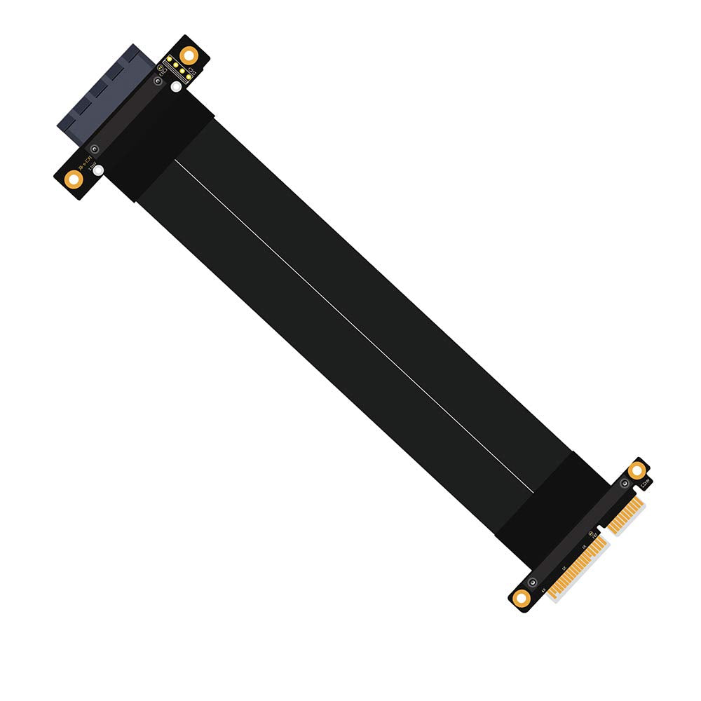 Superplus Pcie Extension Cable Pcie Extension Cable 4X Extension Cable Pcie Extension Cable Pcie Riser (4X 180 Degree 20Cm)