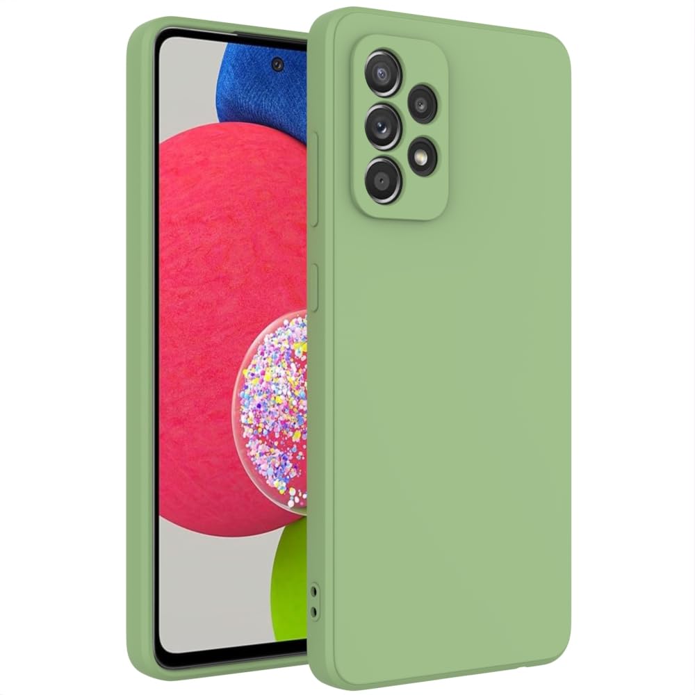 Wogroo For Samsung Galaxy A53 5G Case Green, Scratch Resistant With Soft Touch, Slim Thin Phone Cover For Samsung Galaxy A53 5G