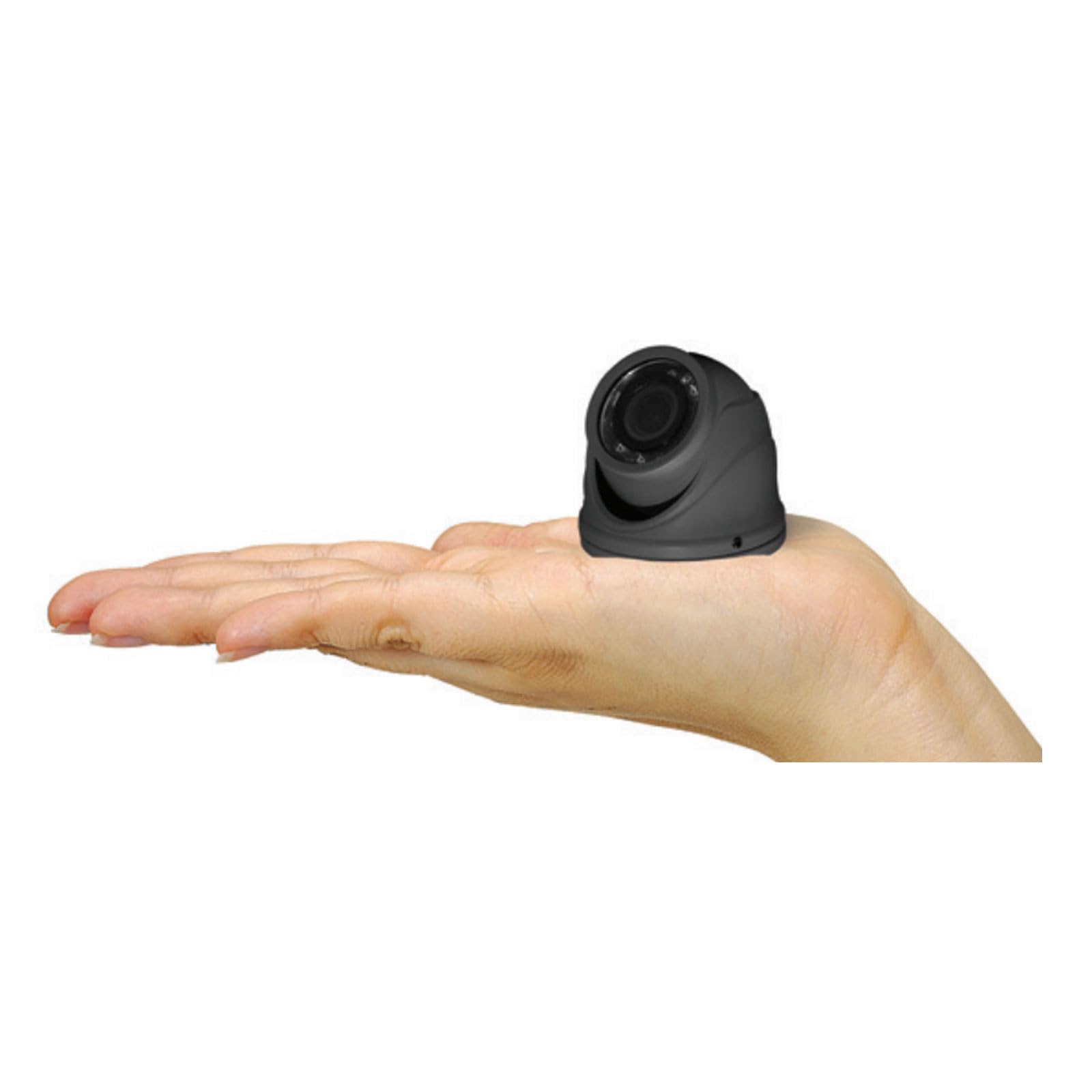 Speco 4Mp Hd Tvi Mini Ir Turret W/2.9Mm Lens   Grey