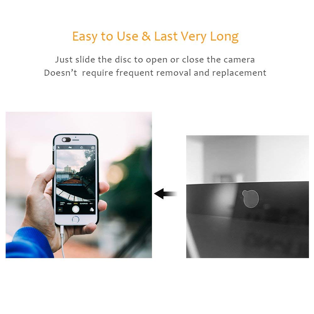 Webcam Cover Slide Metal Magnet Sliding Web Camera Cover Slider For Laptops Macbook Pro Hp Imac Iphone Cellphone For Protecting