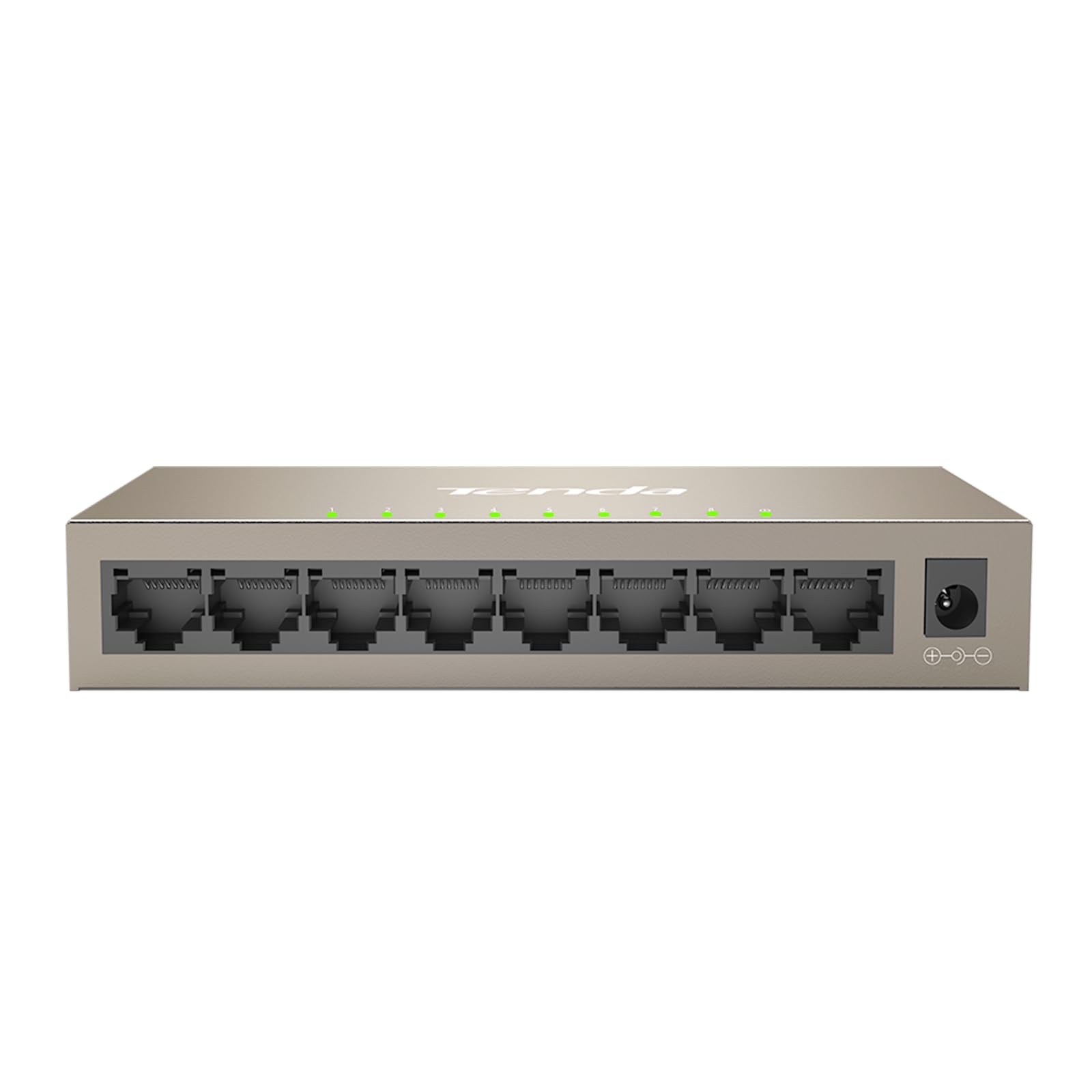 Tenda Teg1008M, 8 Port Gigabit Switch, Unmanaged Ethernet Switch With Traffic Optimization, Plug & Play, Fanless & Metal Design