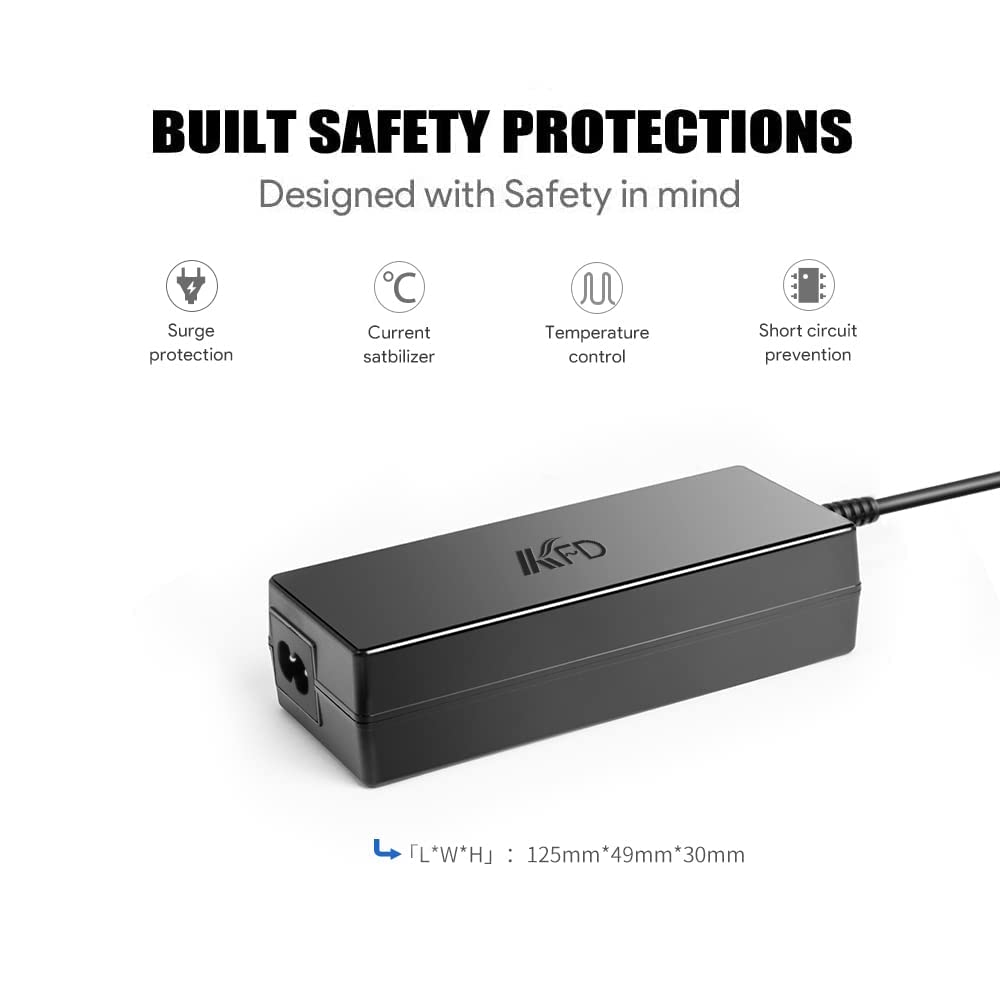 Kfd 90W 15V 6A Ac Adapter Replacement For Micorsoft Surface Pro 4 5 6 7 8 Book Laptop Dock Station Charger Adapter Power Supply Model 1661 1749 Power Transformer Psu