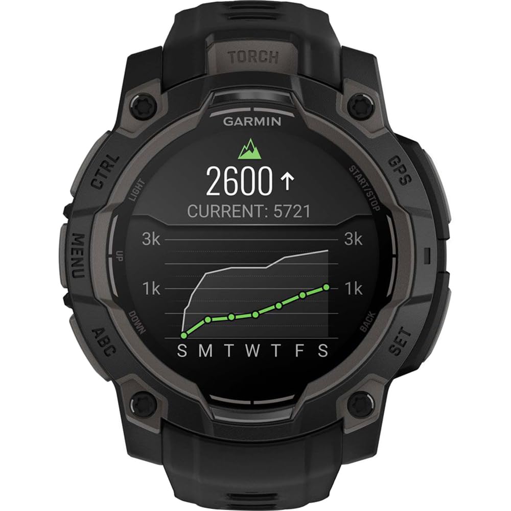 Garmin Instinct 3-45 Mm Outdoor Gps Smartwatch, Amoled, Black With Black Band 010-02936-00 Bundle With 2 Yr Cps Enhanced Protect