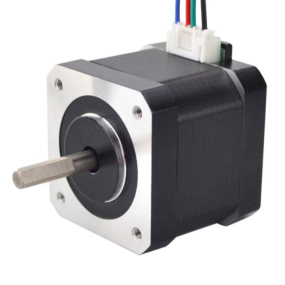 Stepperonline Nema 17 Stepper Motor 1.5A 63.74Oz.In 39Mm Body With 1M Cable And Connector For Diy Cnc/ 3D Printer