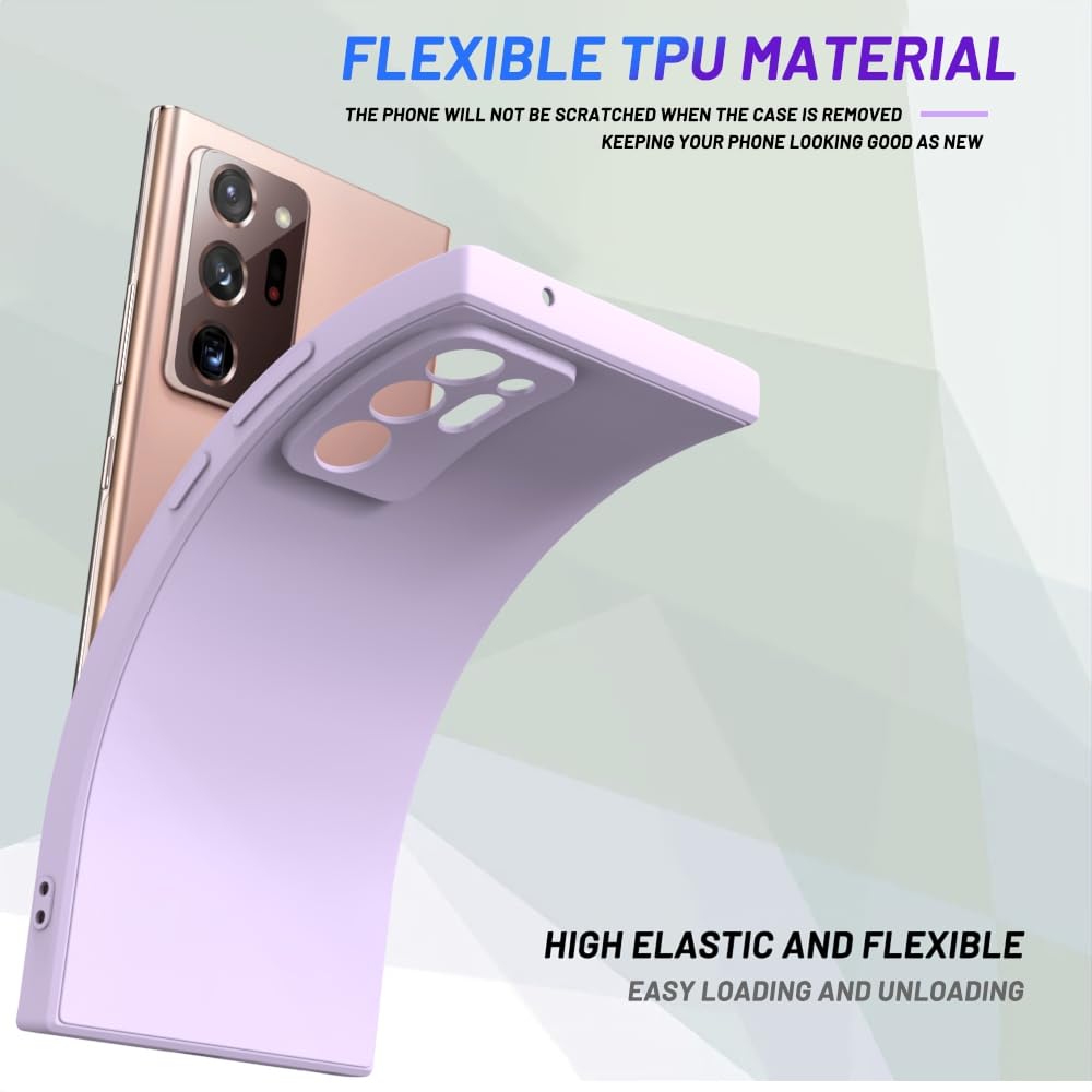 Wogroo For Samsung Galaxy Note 20 Ultra Case Purple, Scratch Resistant With Soft Touch, Slim Thin Phone Cover For Samsung Galaxy