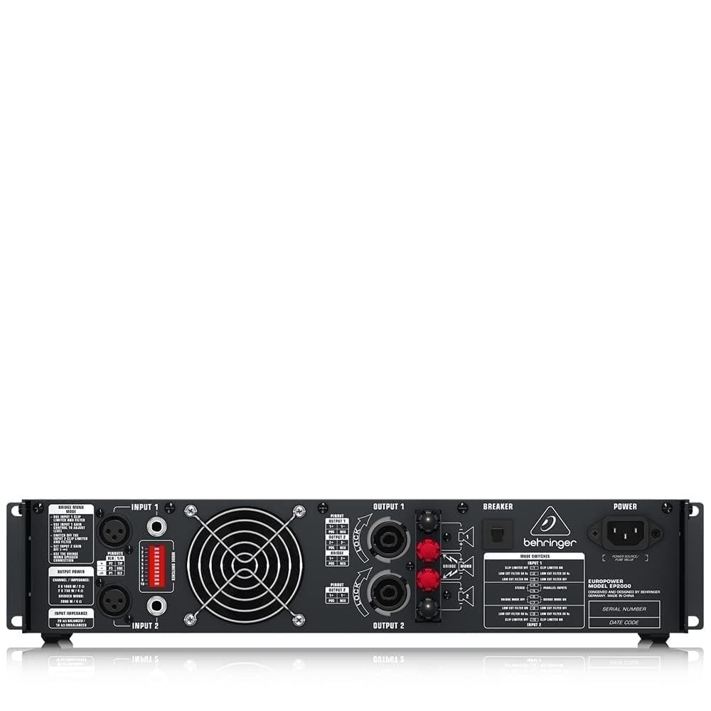 Behringer Europower Ep2000 Power Amplifier