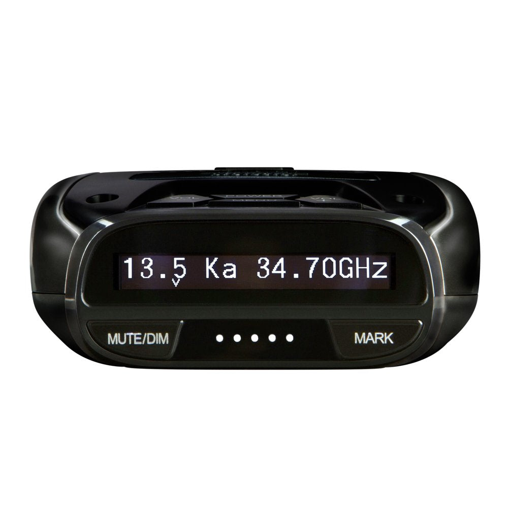 Uniden DFR7 Long Range Laser/Radar Detector with GPS, Voice Alerts, Red Light & Speed Camera Alerts, OLED Display - Black