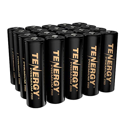 Tenergy Premium Pro Rechargeable Aa Batteries, High Capacity 2800Mah Nimh Aa Battery, 20 Pack Rechargeable Batteries
